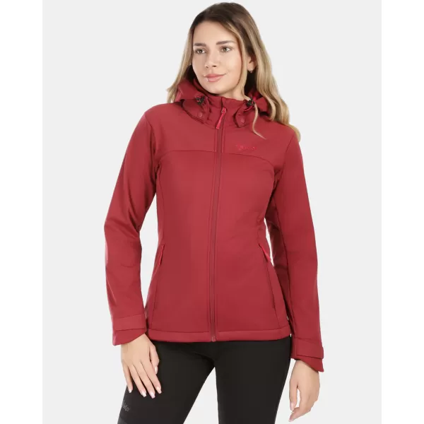  Ženska softshell jakna KILPI ONTAVIA-W 1L0113KI TAMNOCRVENA 