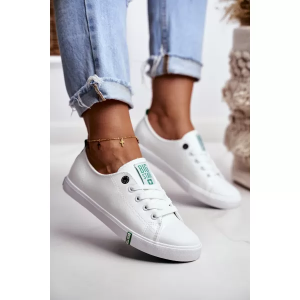  Ženske tenisice BIG STAR SHOES GG274006 BIJELO/ZELENO 
