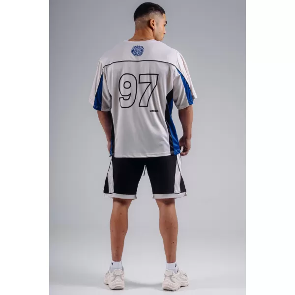  Predimenzionirana majica kratkih rukava od jerseya 97 NEBBIA PRIMAL 885 KREMA 