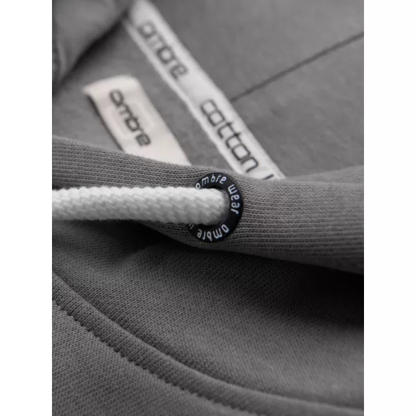  Muški sweatshirt OMBRE OM-SSBN-0270 SIVA 