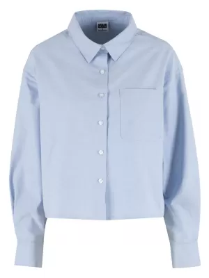 Ženska košulja URBAN CLASSICS TB8170 SVJETLO HORIZONT PLAV
