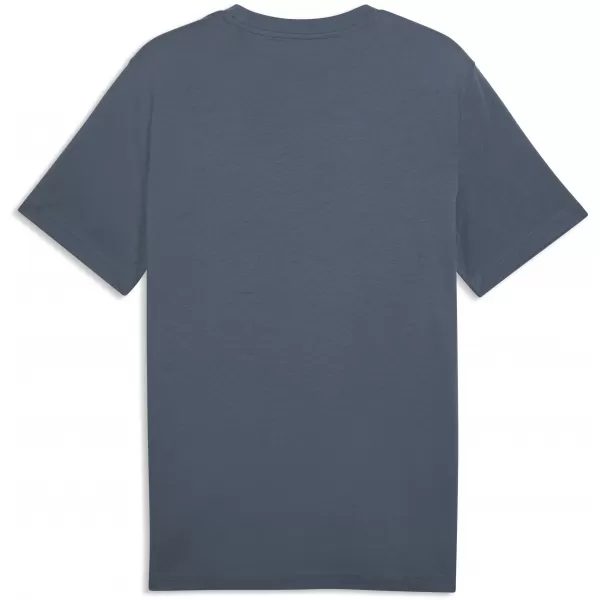  Muška majica kratkih rukava PUMA GRAPHICS 2 COLOR SMALL NO. 1 LOGO TEE 68471737 VEČERNJA PLAVA 
