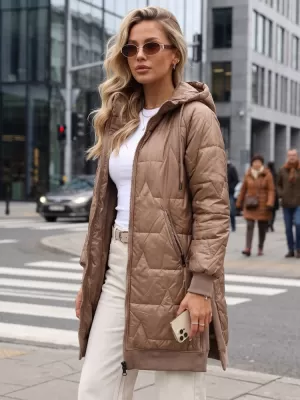 Ženska jakna DSTREET TY5811 KARAMELA