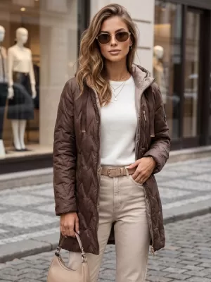 Ženska jakna DSTREET TY5769 SMEĐA