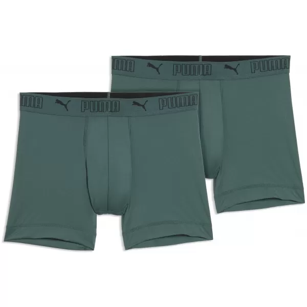  Muške bokserice PUMA SPORT MICROFIBER BOXER 2P 93552016 ZELENA 