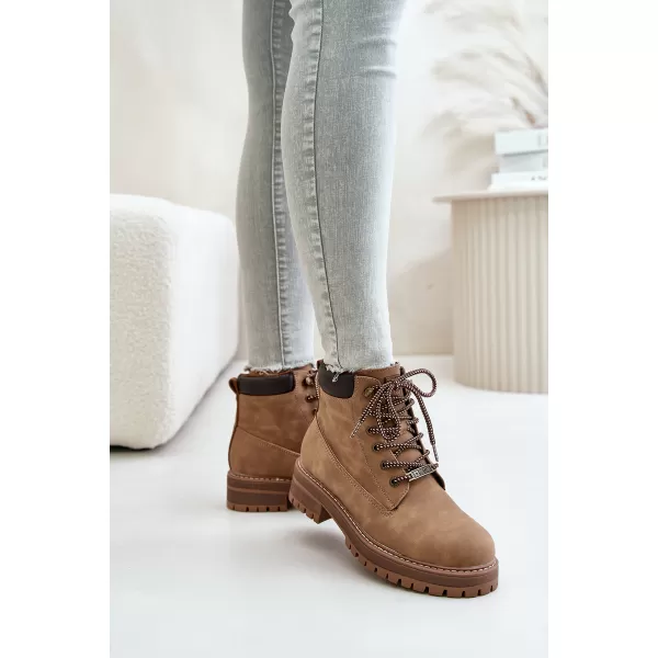  Ženske čizme BIG STAR SHOES OO274A289 SMEĐA/BEŽ 