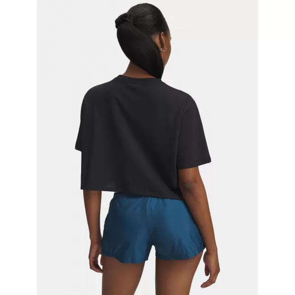  Ženska majica kratkih rukava UNDER ARMOUR W WM CROP SS 6010588-001 CRNA 