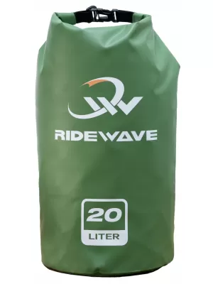 Torba za brod RIDEWAVE 20L ZELENA