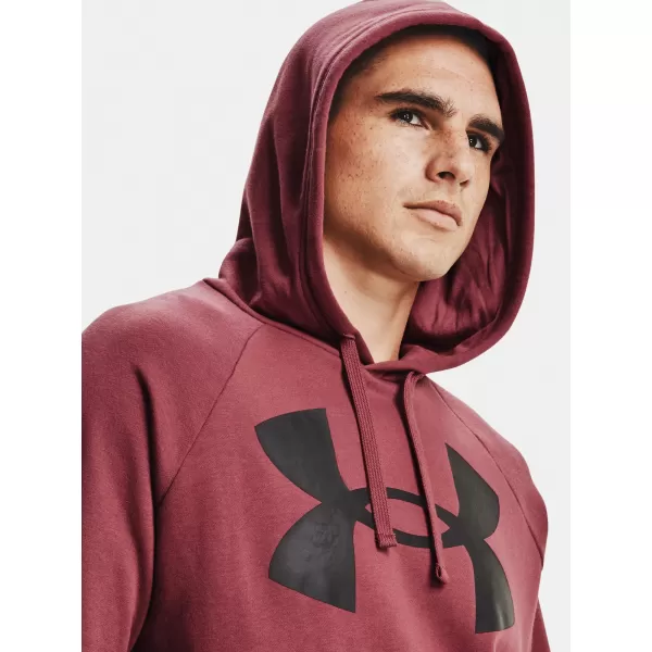  Muški sweatshirt UNDER ARMOUR RIVAL FLEECE BIG LOGO HD 1357093-652 CRVENA 