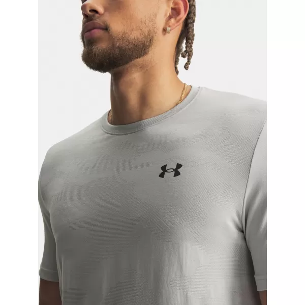  Muška majica kratkih rukava UNDER ARMOUR VANISH ELITE SMLS SS CAMO 6010589-069 SIVA 