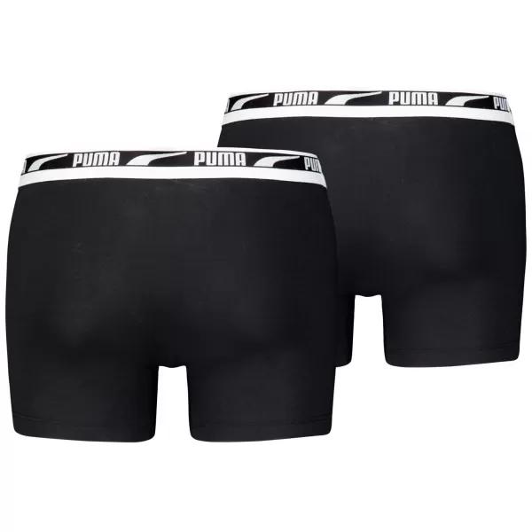  Muške bokserice PUMA MEN EVERYDAY MULTI LOGO BOXER 2P 93832501 CRNA 