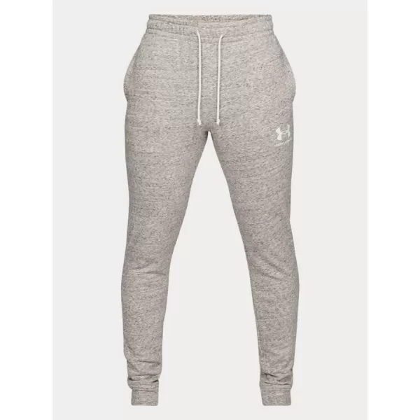  Muške trenirke UNDER ARMOUR SPORTSTYLE TERRY JOGGER 1329289-112 BIJELA 
