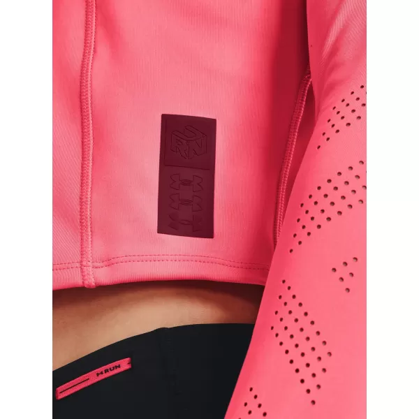  Ženska majica kratkih rukava UNDER ARMOUR UA RUN ANYWHERE LASER LS 1365641-819 RUŽIČASTA 
