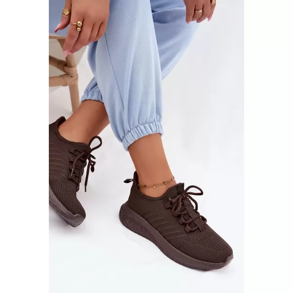  Ženske tenisice BIG STAR SHOES UU274055 SMEĐA/BEŽ 
