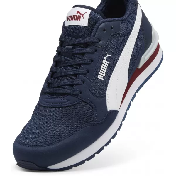  Čizme PUMA ST RUNNER V4 MESH 39966602 CLUB NAVY/ KLUB TAMNOPLAVA/PUMA BIJELA/TIMSKA KRALJEVSKA CRVENA/PLATINASTO SIVA 