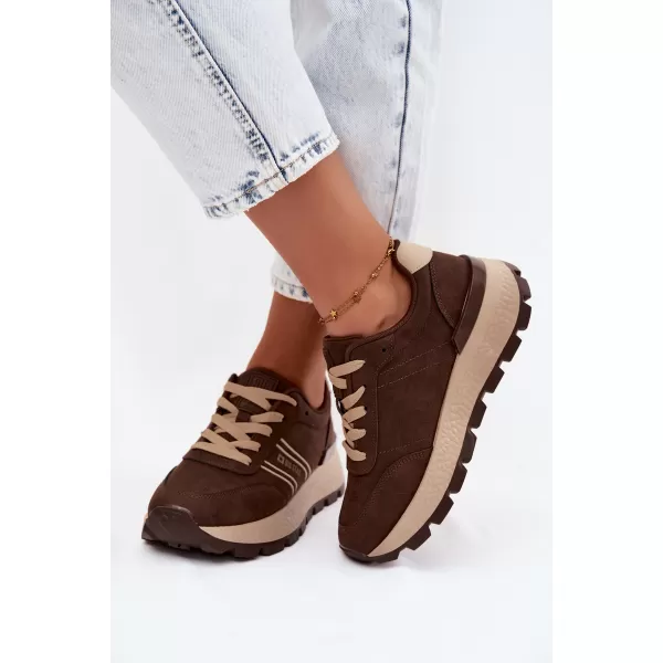  Ženske tenisice BIG STAR SHOES UU274040 SMEĐA/BEŽ 
