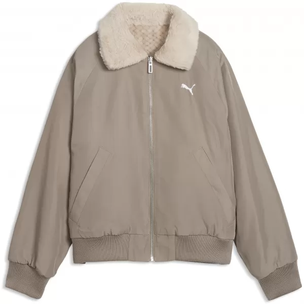 Ženska jakna PUMA REVERSIBLE BLOUSON HIGH LOFT LINING JACK 69456681 MIŠJE SIVA 