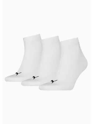 Čarape PUMA UNISEX QUARTER PLAIN 3P 93858909 BIJELA