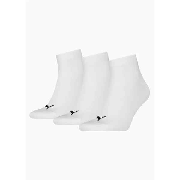  Čarape PUMA UNISEX QUARTER PLAIN 3P 93858909 BIJELA 