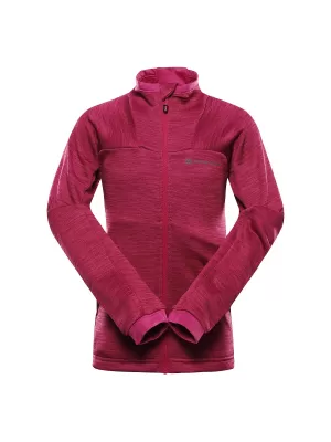 Dječji sweatshirt ALPINE PRO ONNECO 3 FUKSIJA CRVENA