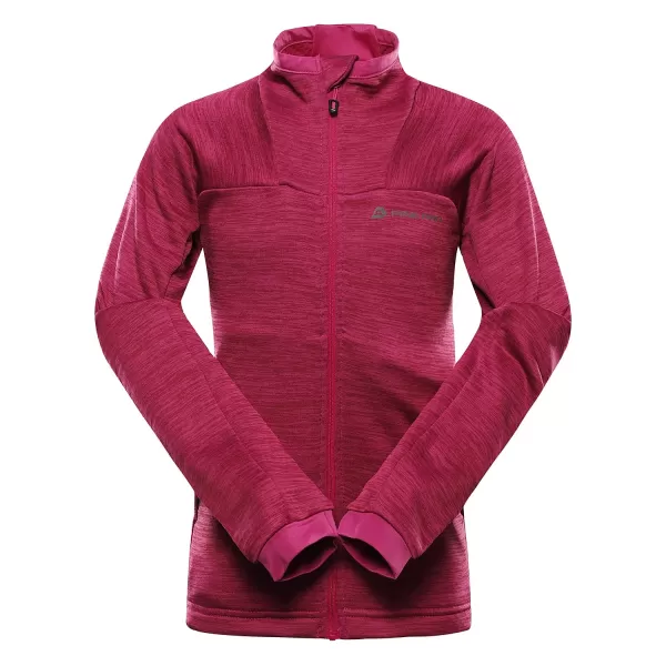  Dječji sweatshirt ALPINE PRO ONNECO 3 FUKSIJA CRVENA 