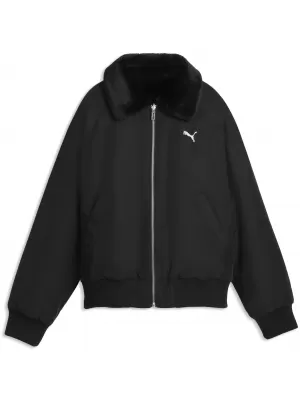 Ženska jakna PUMA REVERSIBLE BLOUSON HIGH LOFT LINING JACK 69456601 PUMA CRNA
