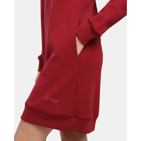 Ženski sweatshirt KILPI HEYDEN-W 1L0209KI TAMNOCRVENA 