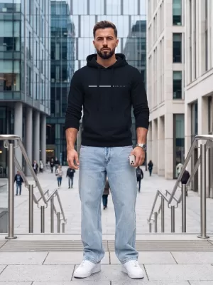 Muški sweatshirt DSTREET NX5128BX-25-09 TAMNOPLAVA