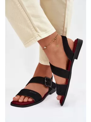 Ženske sandale BIG STAR SHOES TT274490 CRNA