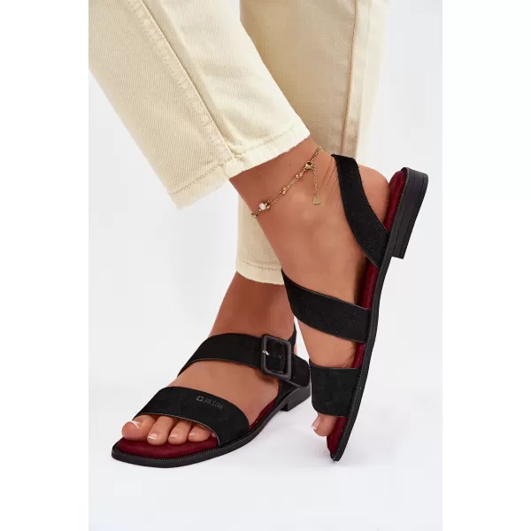  Ženske sandale BIG STAR SHOES TT274490 CRNA 