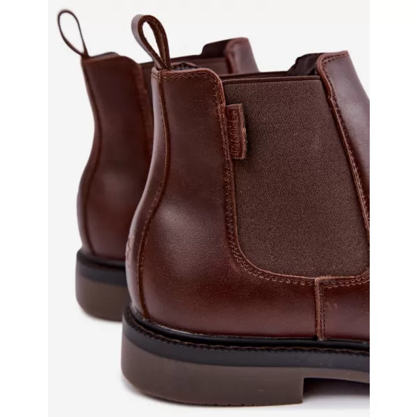  Muške cipele BIG STAR SHOES UU174279 SMEĐE/BEŽ SJENE 