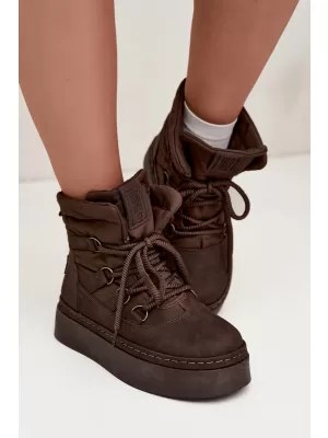 Ženske cipele BIG STAR SHOES UU274191 SMEĐA/BEŽ