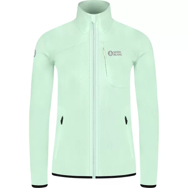  Ženska lagana majica od flisa NORDBLANC MAPLE NBSFL8374 MENTA ZELENA 