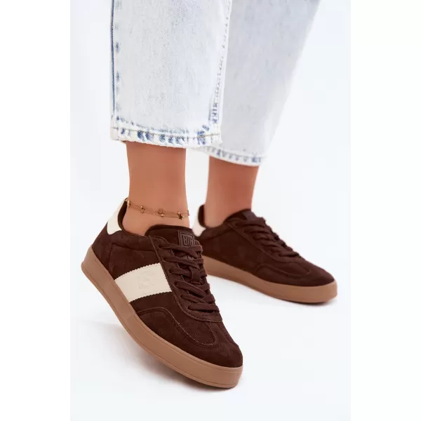  Ženske tenisice BIG STAR SHOES UU274008 SMEĐA/BEŽ 