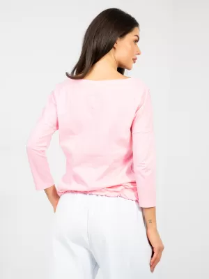 Ženska bluza BASIC FEEL GOOD RV-BZ-4691.10X JARKO RUŽIČASTA
