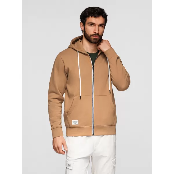  Muški sweatshirt OMBRE OM-SSBZ-0272 SMEĐA 