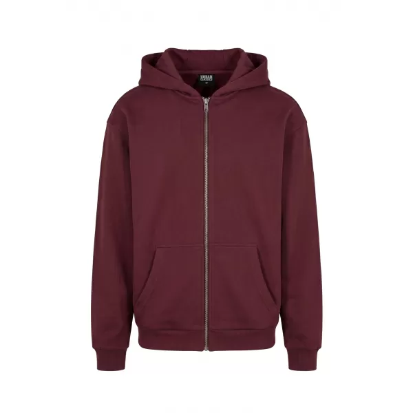  Muški sweatshirt URBAN CLASSICS TB7284-00606 TAMNOCRVENA 