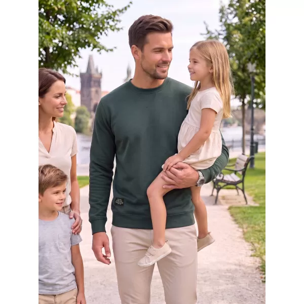  Muški sweatshirt ALTISPORT NP/ALMST43001 TAMNOZELENE BOJE 