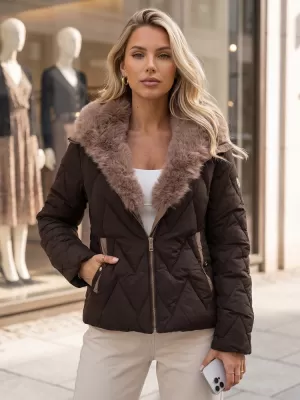 Ženska jakna DSTREET TY6084 SMEĐA