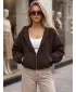 Ženska jakna DSTREET TY6061 SMEĐA