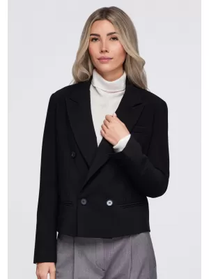 Ženska jakna OMBRE OW-BL-E0006 CRNA