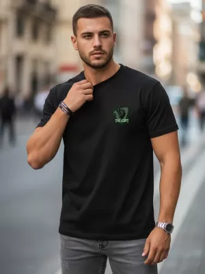 Muška majica kratkih rukava DSTREET NX0153R-BK CRNA