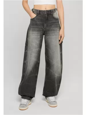 Ženske hlače URBAN CLASSICS TB8140 CRNO OPRANO