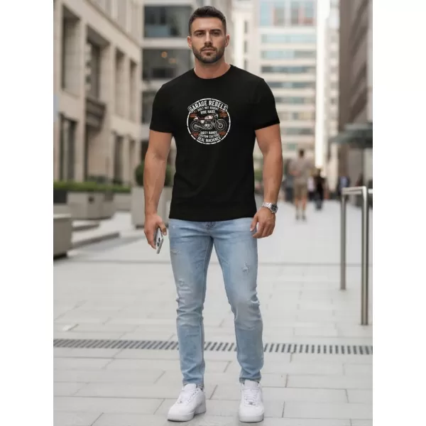  Muška majica kratkih rukava DSTREET NX5007R-BK CRNA 