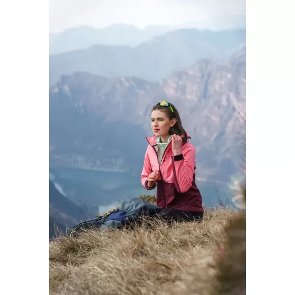  Ženska softshell jakna NORDBLANC BLINK NBSSL8320 RUŽIČASTA 