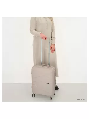 Kofer BEAGLES Travel 25138 S SVIJETLO TAUPE