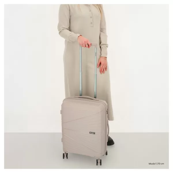  Kofer BEAGLES Travel 25138 S SVIJETLO TAUPE 