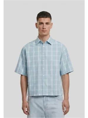 Muška košulja URBAN CLASSICS TB8219-21550 ZAMRZNUTI PLAVO