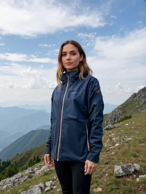 Ženska vanjska jakna ALPINE PRO TEMUNA OCEAN OBASJAN MJESEČINOM