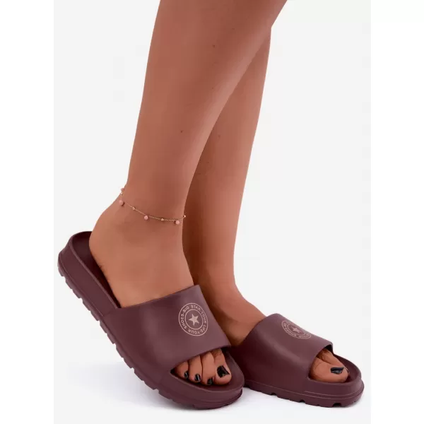  Ženske papuče BIG STAR SHOES UU274075 NIJANSE SMEĐE I BEŽ 